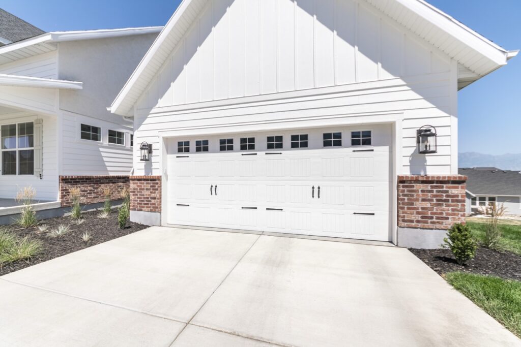 White Garage Door