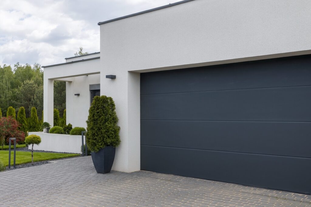 Modern Grey Garage Door